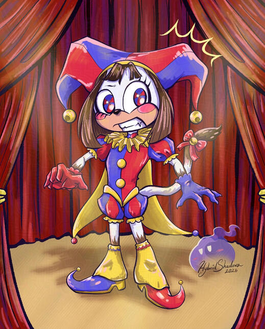 Pomni the Jester Cat