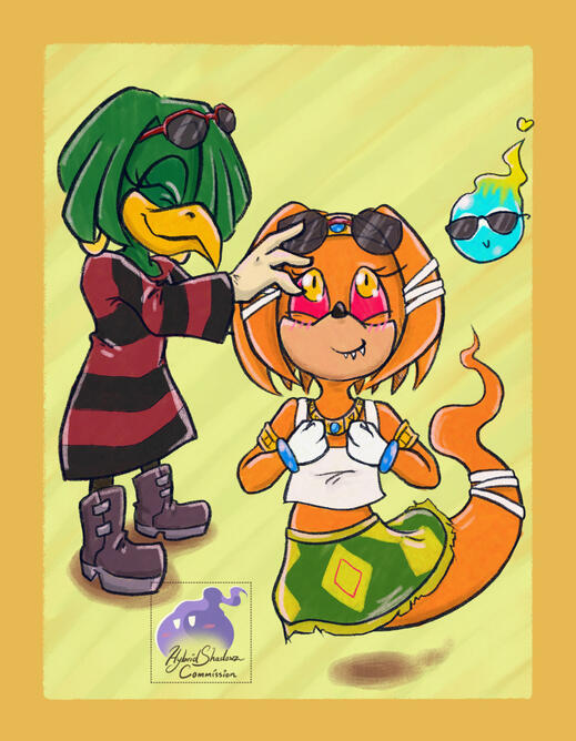 Sisters Robotnik: Tekno and Tikal
